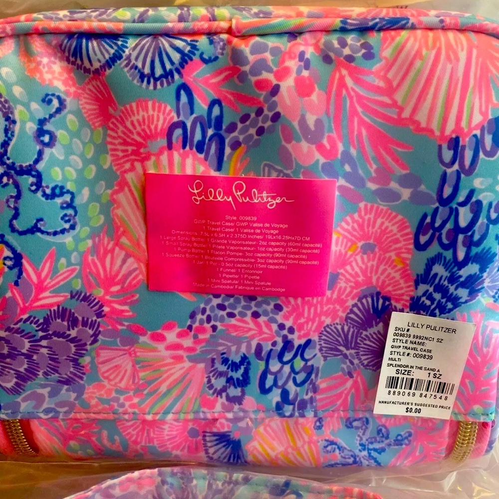 Lilly pulitzer travel case NWT